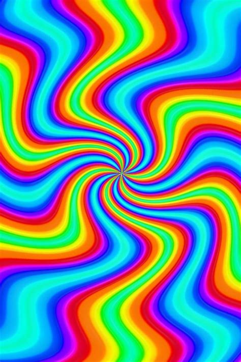 Colorful Illusion with Wavy Lines