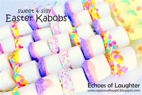 Marshmallow Kabobs For Easter Echoes Of Laughter