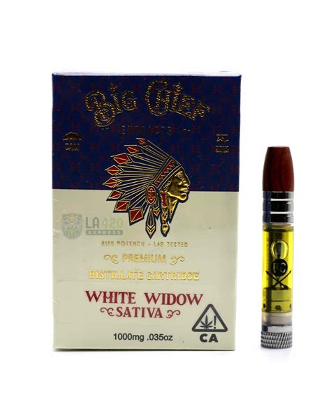 Big Chief Extracts Premium Distillate THC Cartridge 1000 Mg White