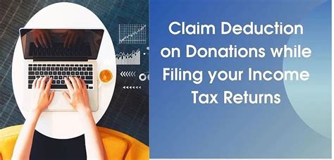 Claim Deduction On Donations While Filing Your Income Tax Returns Income Tax Return Income