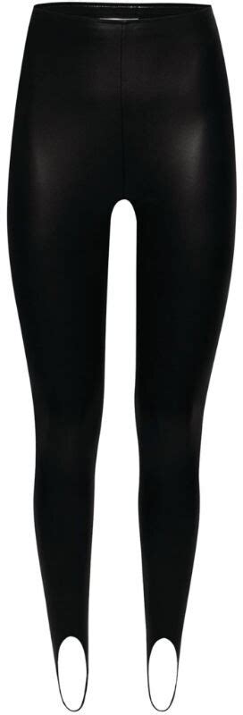 Wolford X Amina Muaddi Vegan Leather Stirrup Leggings ShopStyle