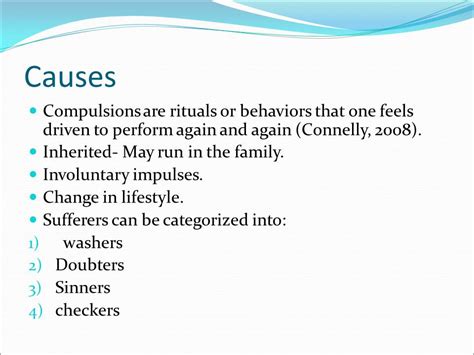 Obsessive Compulsive Disorder In Adults Words Presentation Example