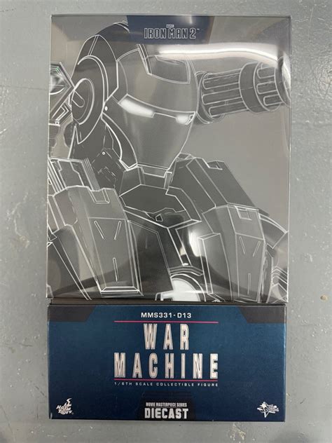 二手 有啡盒 Hot Toys Hottoys MMS331 D13 Diecast 1 6 War Machine Mark I 1 戰爭機器 Iron Man 2 鐵甲奇俠 2 興趣及