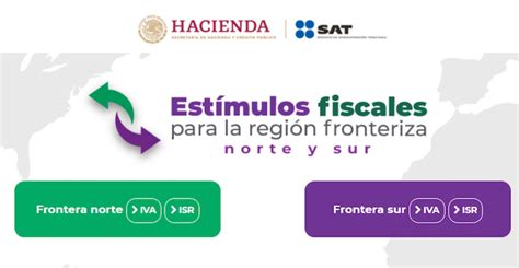 Estímulos Fiscales Para La Región Fronteriza Norte Requisitos Avisos