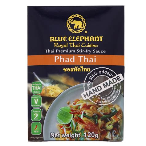 Blue Elephant Phad Tahi Premium Stir Fry Sauce 120 G Online At Best Price Thai Lulu Qatar