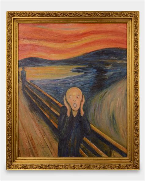 Oil Painting The Scream Wall Decoration for many Interiors, Free shipping!