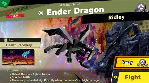 Ender Dragon Spirit Battle Super Smash Bros Ultimate Atrocious