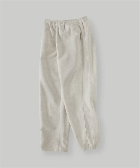 Musinsa Lafudgestore Heavy Cotton Piping Sweatpants Melange Oatmeal