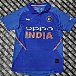 Cotton Nike India Cricket Jersey, Printed, Blue at Rs 299/piece in New Delhi