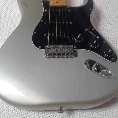 Fender Th Anniversary Stratocaster Silver Ohsc Usa Reverb