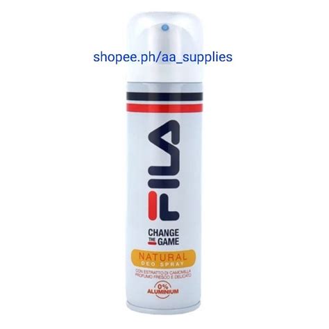 Fila Change The Game Deo Spray Ml Shopee Philippines