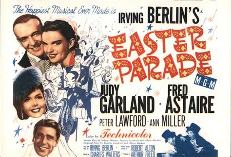 Easter Parade Movie and Television Advertising Postcard