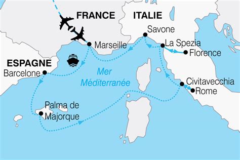 Croisi Re Espagne France Italie Merveilleuse M Diterran E Jours