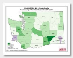 Washington Population By County Map