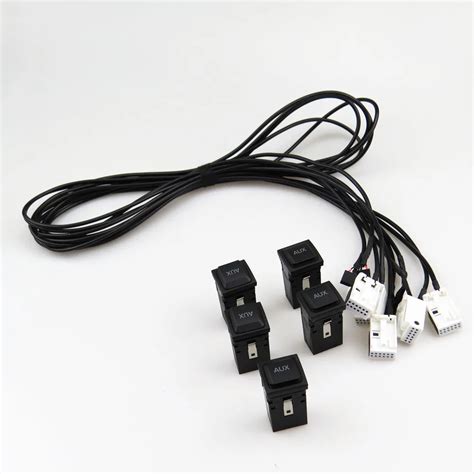 Fhawkeyeq 5set Rcd510 Rns310 Car Aux Switch Connection Socket Plug