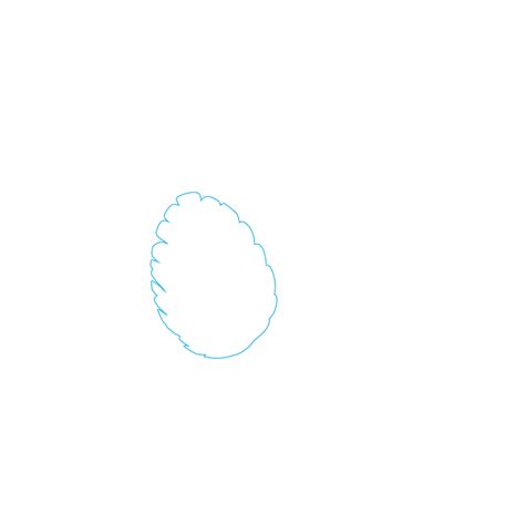 How To Draw A Pine Cone Step By Step