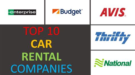 Top 10 Best Car Rental Companies In Us In Just One Minute Youtube