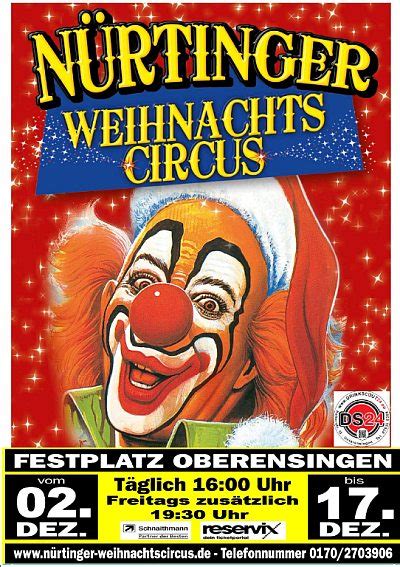 Chapiteau De News Thema Anzeigen 18 Nuertinger Weihnachtscircus 2023