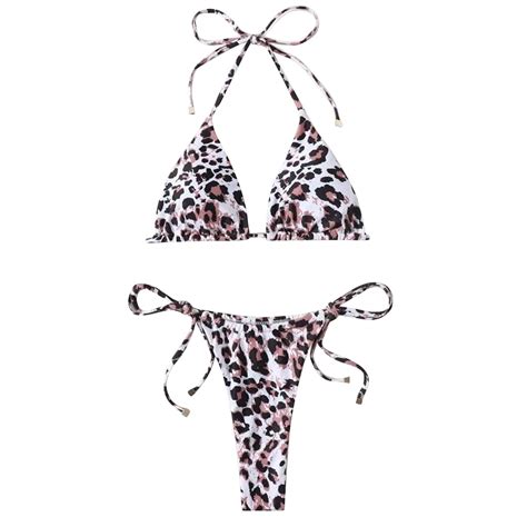 Oavqhlg B Bikini Sets For Women Swimsuit Women S Sexy Leopard Printed