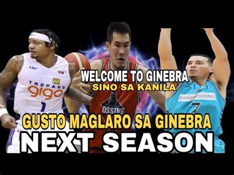 GINEBRA KUKUNIN NA ANG PLAYER NATO SOBRANG LAKAS NA YouTube