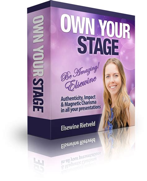 Own Your Stage Online Program Presence Academy