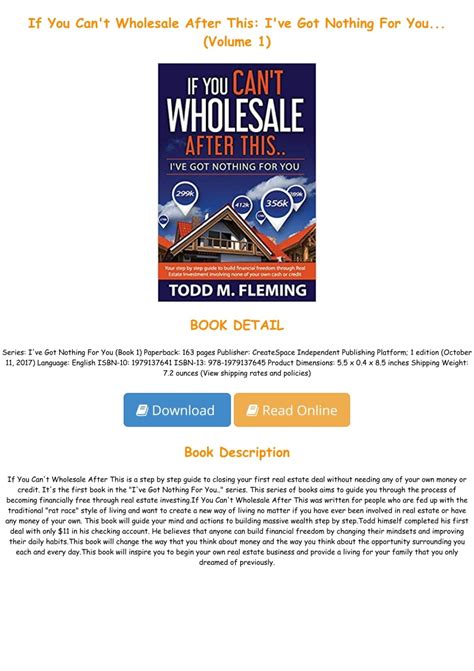 If You Can't Wholesale After This: I've Got Nothing For You