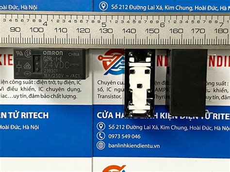 Relay OMRON G2RL-1-E 24VDC G2RL-1-E-DC24 24VDC 16A 8 chân