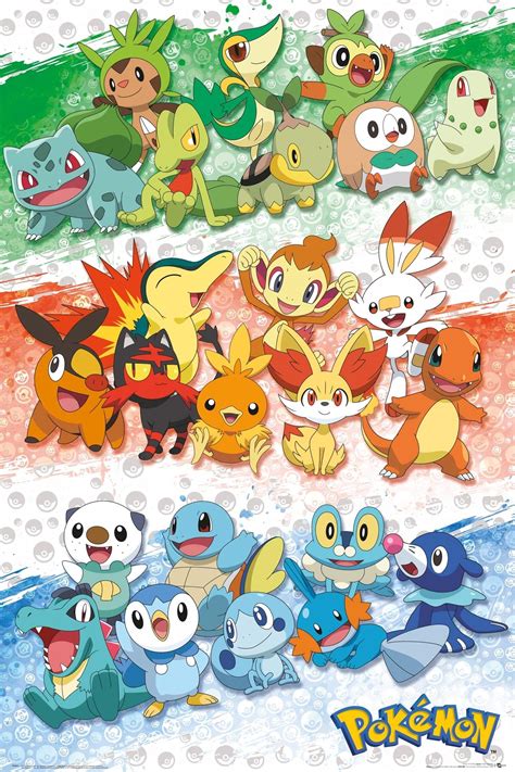 Gb Eye Pok Mon Kanto English X Cm Maxi Poster Amazon Co Uk