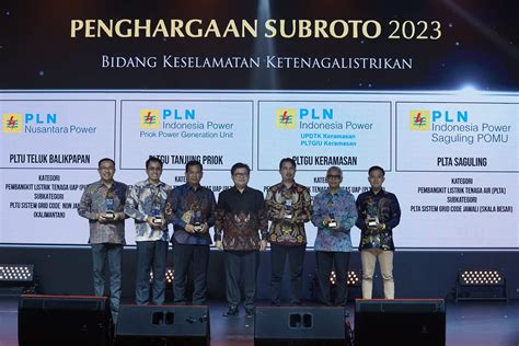 PLN Raih 8 Penghargaan Subroto Award 2023 Dari Kementerian ESDM PT