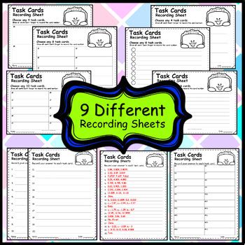 Freebie Ordering Decimals To The Thousands Task Cards Place Value Games