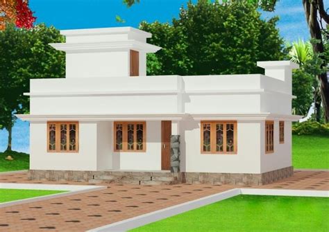 696 Sq Ft 2bhk Modern Single Floor House And Free Plan 10 Lacks Home Pictures