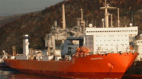 Russian Nuclear Powered Cargo Ship Loaded With Seafood Approaches