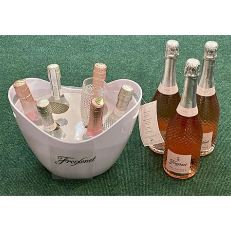 Freixenet Ice Bucket Gift Set X Cl Bottles Rose Prosecco And One