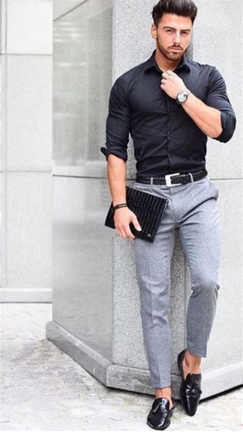 Trending Black Shirt Matching Pants Combination For Men 2025