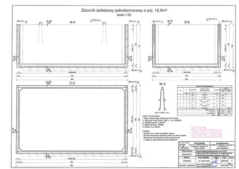 Szambo Betonowe M Rysunek Techniczny Szamba Betonowe Gozmak