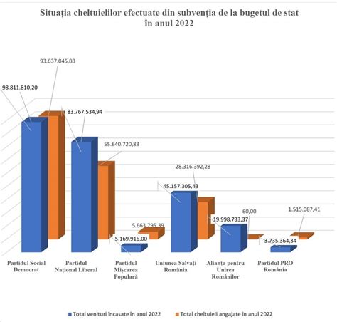 Vezi câți bani au primit partidele politice în 2022 și pe ce i au cheltuit