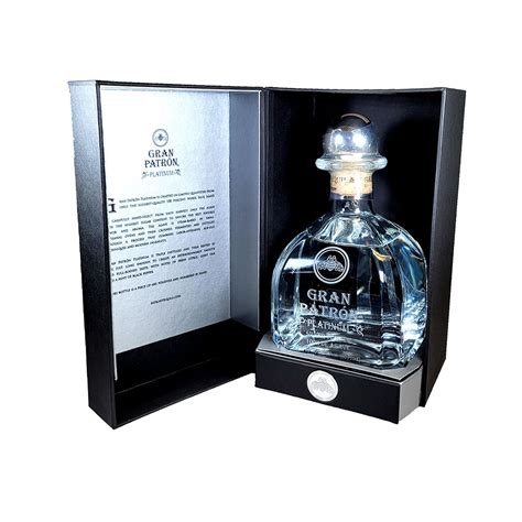 Patron Platinum 375ml Half Size Btl Oak And Barrel