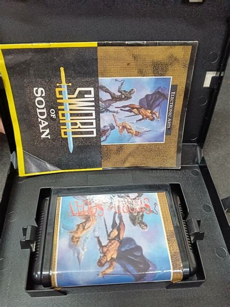 Original Sega Genesis Sword Of Sodan Mega Drive Game Cartridge