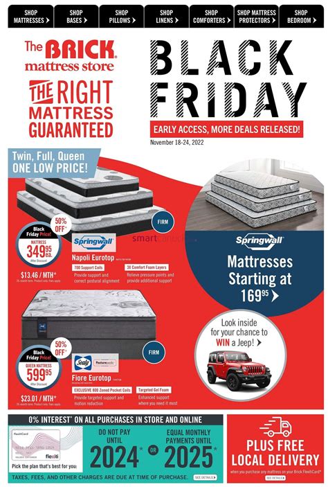 The Brick Mattress Store Flyer November 17 To 24