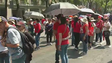 Marcha De Maestros De La Cnte Colapsa Reforma En Cdmx Hoy De Mayo