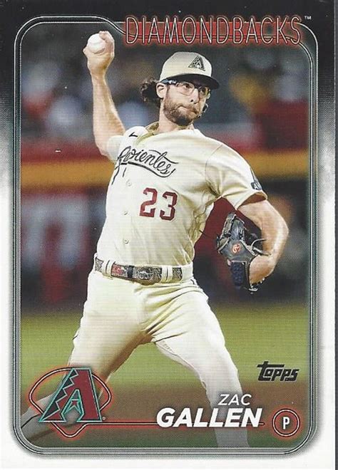 Topps Series Baseball Zac Gallen Arizona Diamondbacks Ebay