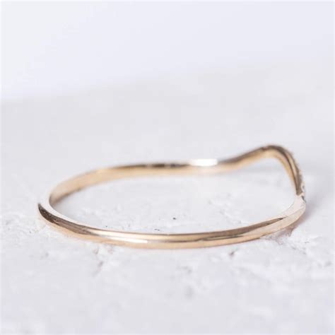 Curved Wedding Band | Buy $249.00 on One2Three Jewelry