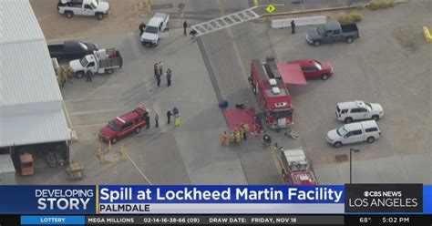 500 Gallons Of Unknown Chemical Spill At Lockheed Martin Facility In