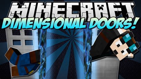 Minecraft DIMENSIONAL DOORS Create Your Own Dimensions Mod