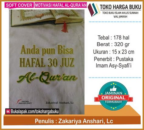 Jual Anda Pun Bisa Hafal Juz Al Quran Di Lapak Toko Harga Buku