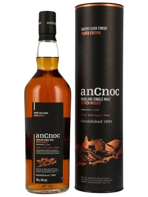 An Cnoc Peated Edition Sherry Cask Finish