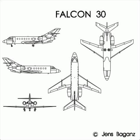 Dassault Falcon 30 Prototype And Falcon 40 Project Aviation