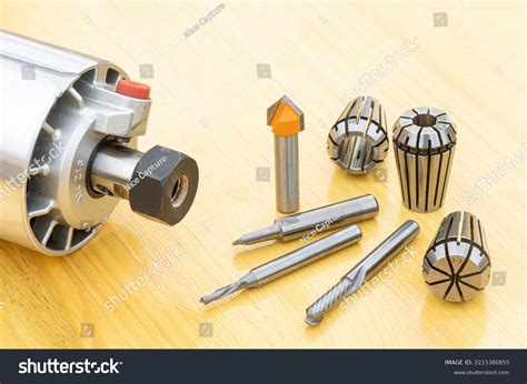 Hand Router Machine Router Bits Collets Stock Photo 2215380855 ...