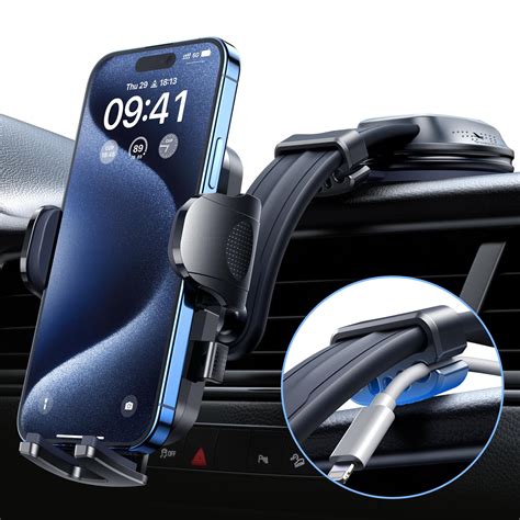 YRU ?2024 Rotate 80+LBS Safest Strongest Suction Ultimate Car Phone