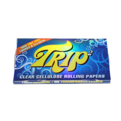 Trip2 Transparent Rolling Papers King Size - 40 Leaves